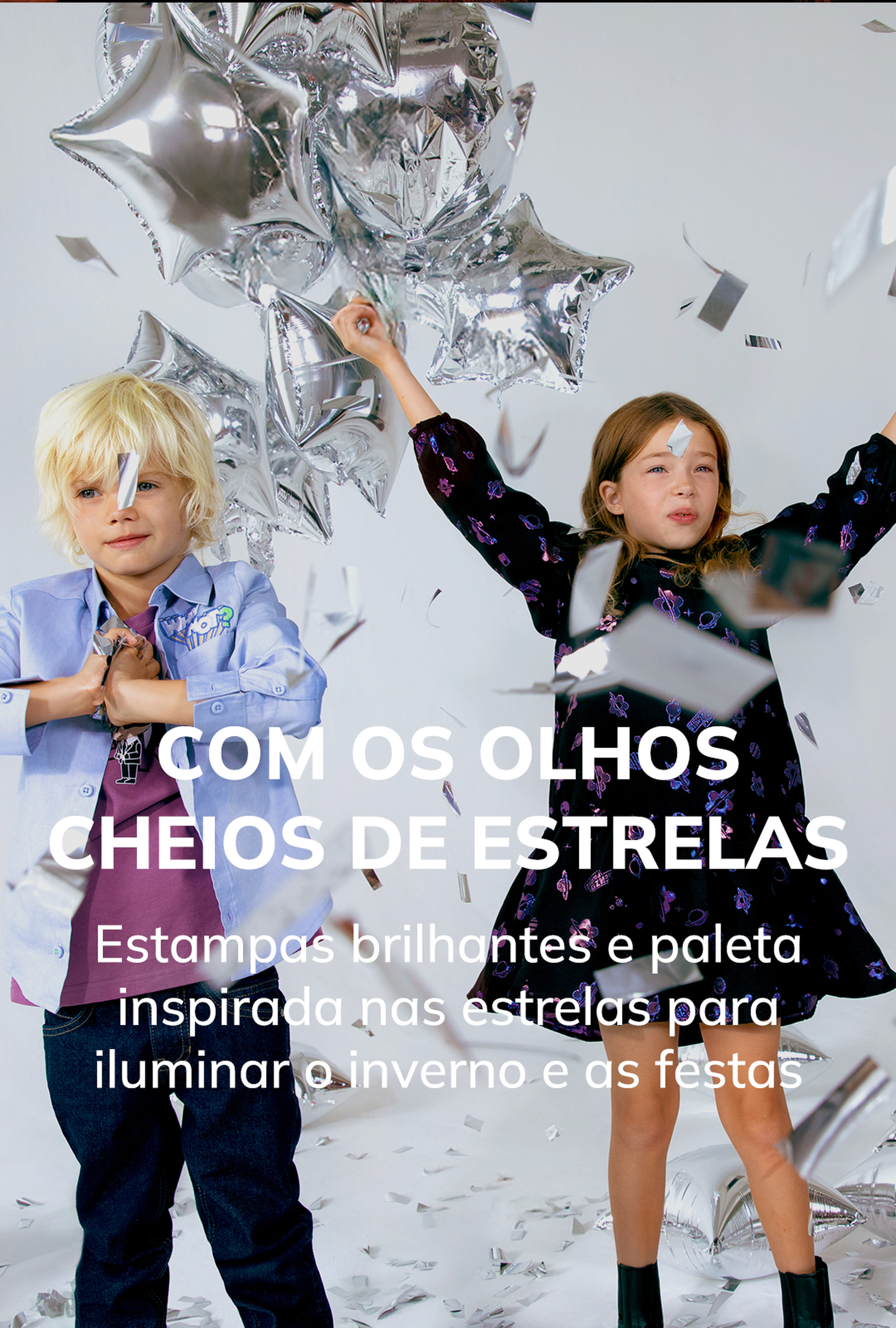 As coleções inverno 2025 de roupas e acessórios infantis da Kids Around