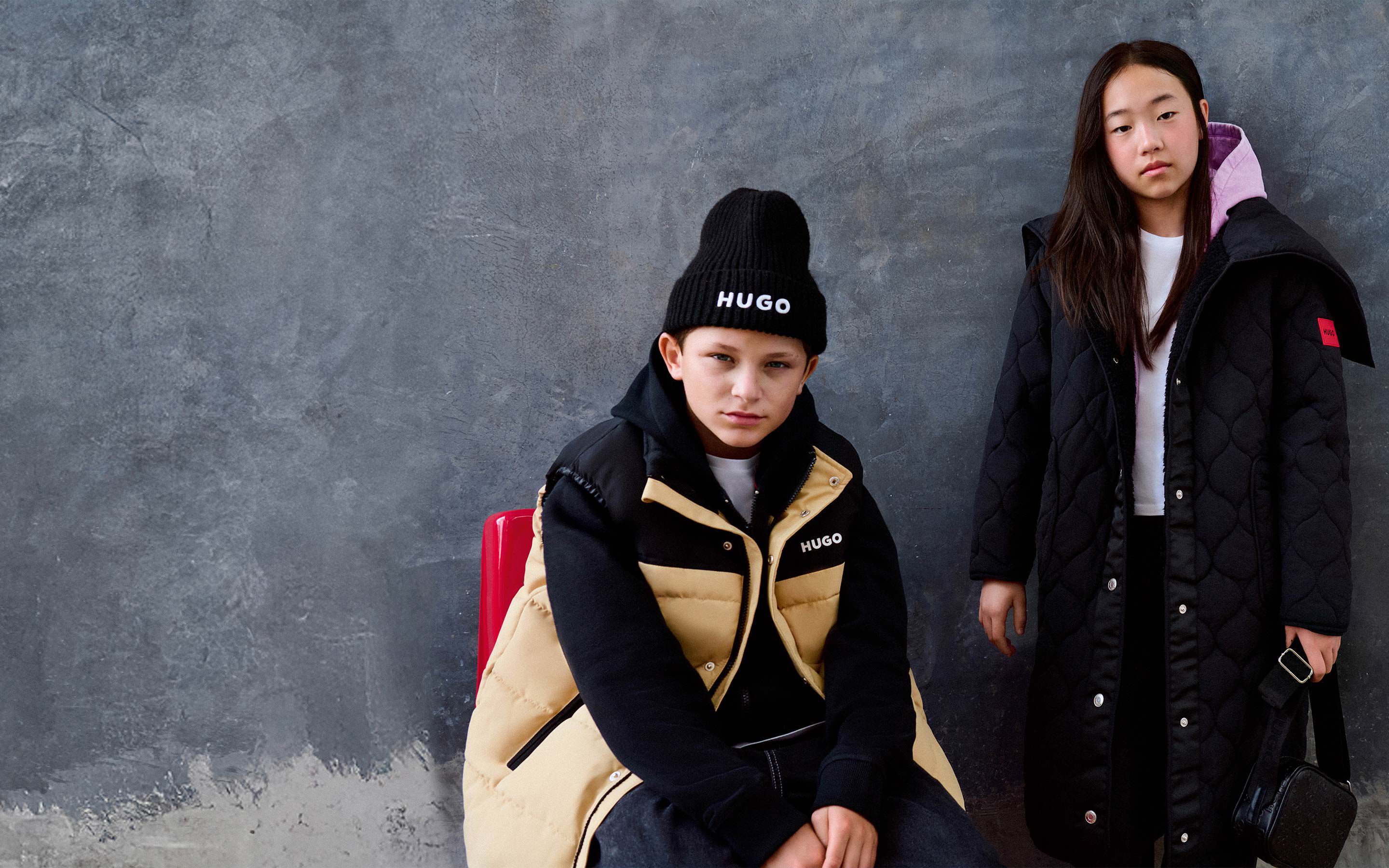 T-shirt cardigan Hugo boss on Kids around