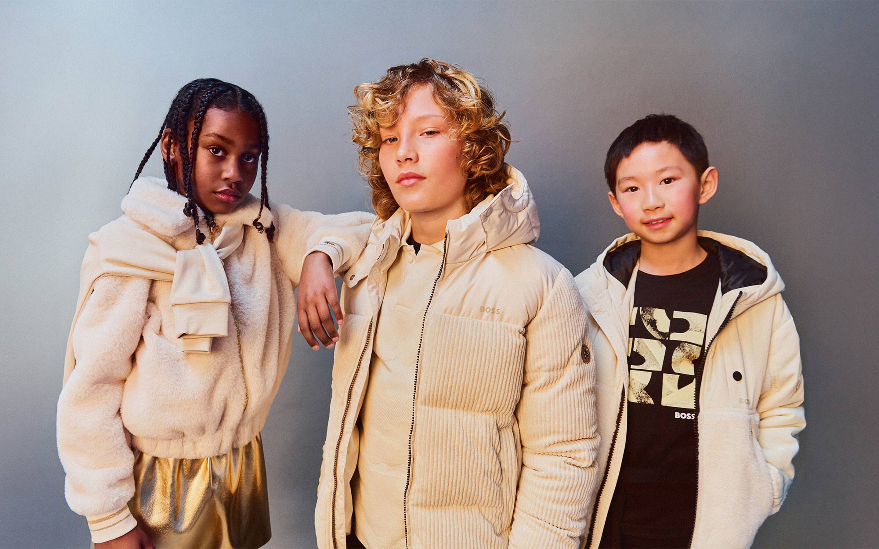 As camisolas da marca BOSS na Kids around