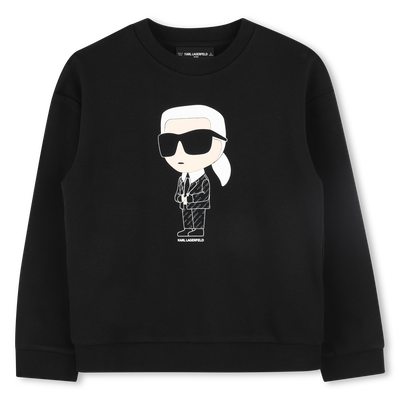 Printed sweatshirt KARL LAGERFELD KIDS BOY