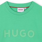 T-shirt de manga curta HUGO 
                    BOY