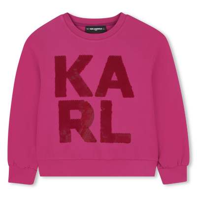 Sweatshirt de manga comprida KARL LAGERFELD KIDS GIRL