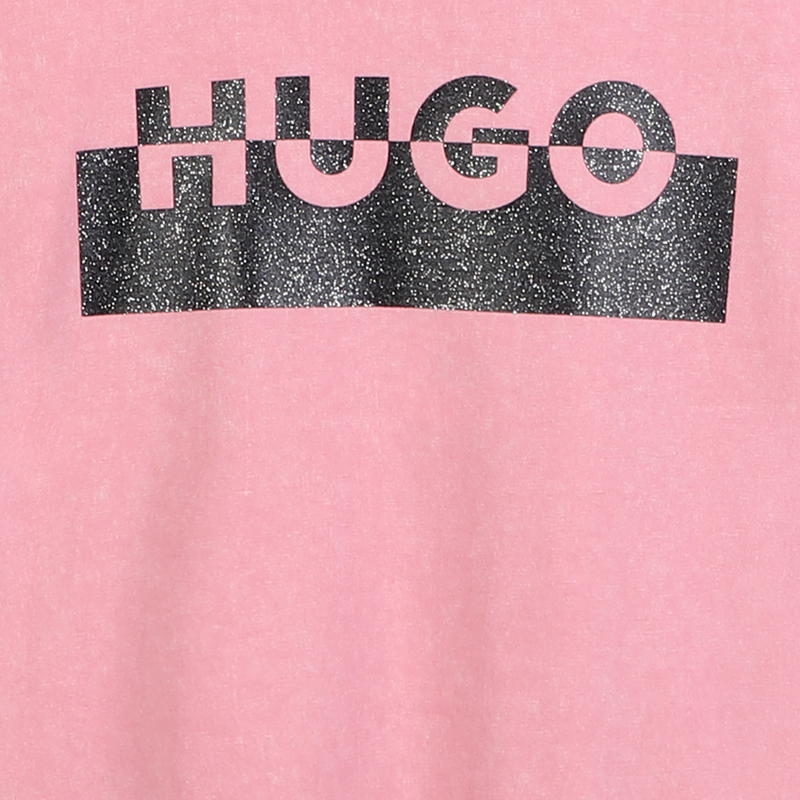 T-shirt de manga curta HUGO 
                    GIRL