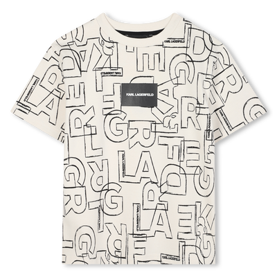 T-shirt de manga curta KARL LAGERFELD KIDS BOY
