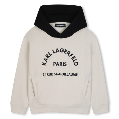 Moleton com capuz KARL LAGERFELD KIDS BOY