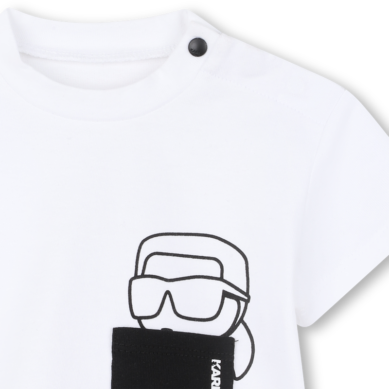 CONJUNTO DE T-SHIRTS E CAL&Ccedil;AS KARL LAGERFELD KIDS 
                        BOY