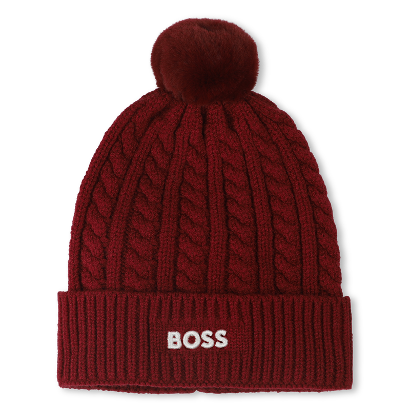 Gorro de malha trançada BOSS 
                    BOY