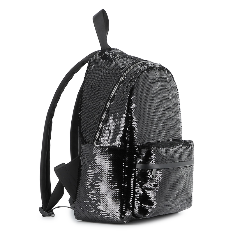 Mochila embelezada com lantejoulas brilhantes KARL LAGERFELD KIDS 
                        GIRL