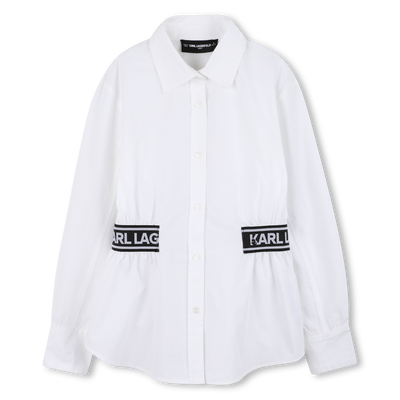 Camisa de manga comprida KARL LAGERFELD KIDS GIRL