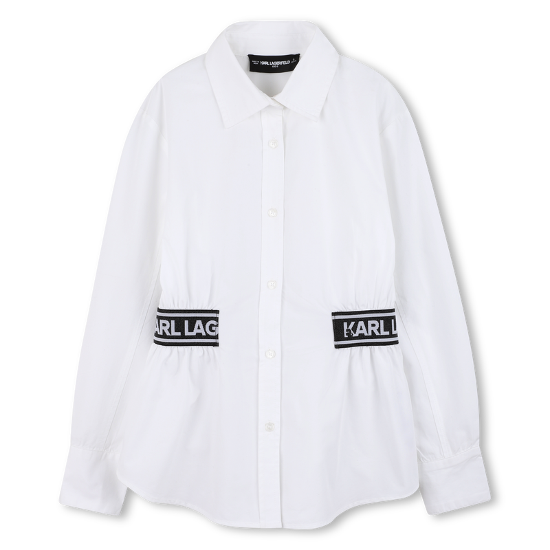 Camisa de manga comprida KARL LAGERFELD KIDS 
                    GIRL