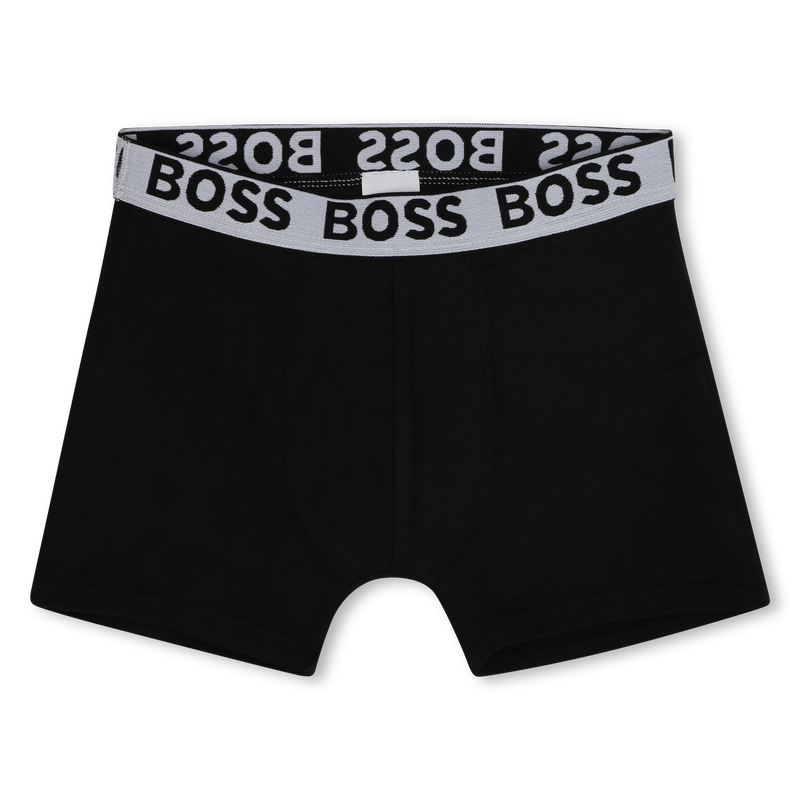 Lote de 3 boxers em algod&atilde;o BOSS 
                        BOY