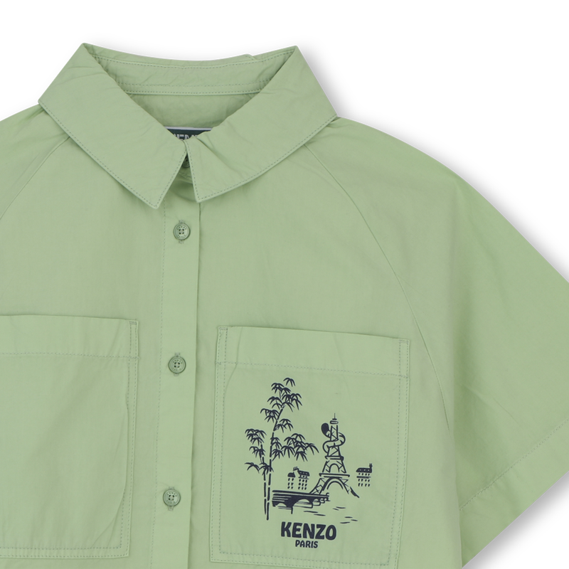 CAMISA POPLIN KENZO KIDS 
                        GIRL