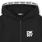 Cardigan com capuz DKNY 
                    BOY