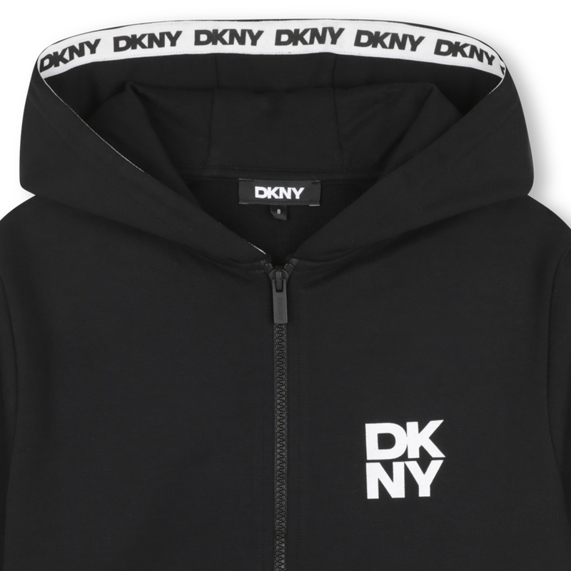 Cardigan com capuz DKNY 
                        BOY