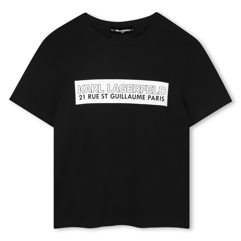 T-shirt de manga curta KARL LAGERFELD KIDS 
                        BOY