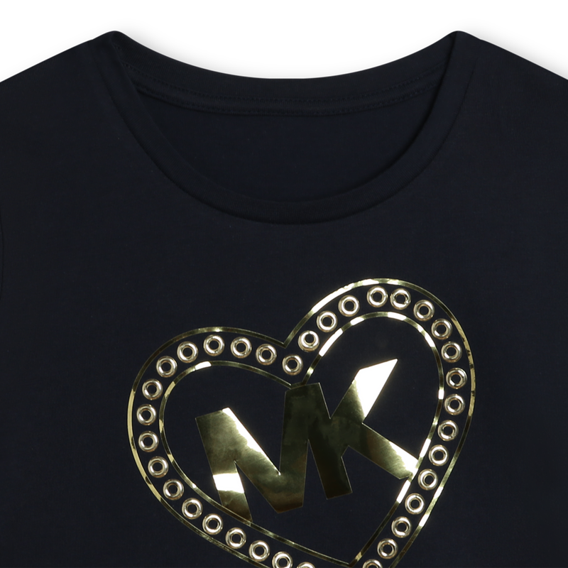 T-shirt estampada em algodão MICHAEL KORS 
                    GIRL