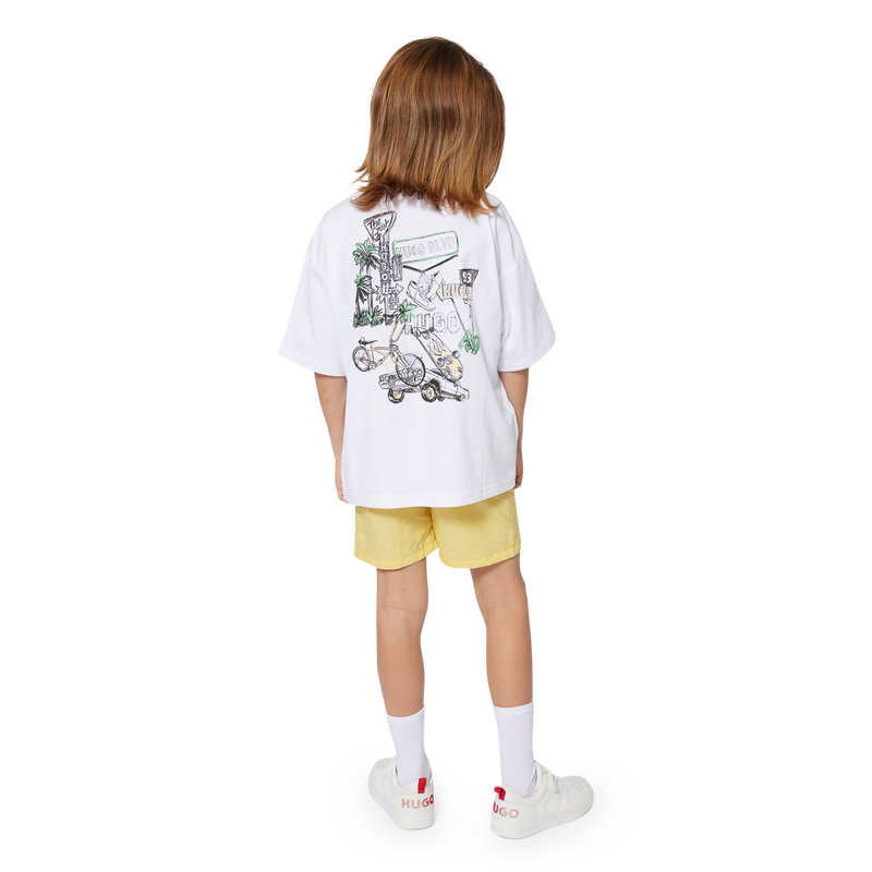 T-shirt de manga curta HUGO 
                        BOY