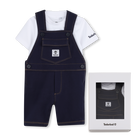 Conjunto de macac&atilde;o e camiseta TIMBERLAND 
                    BOY