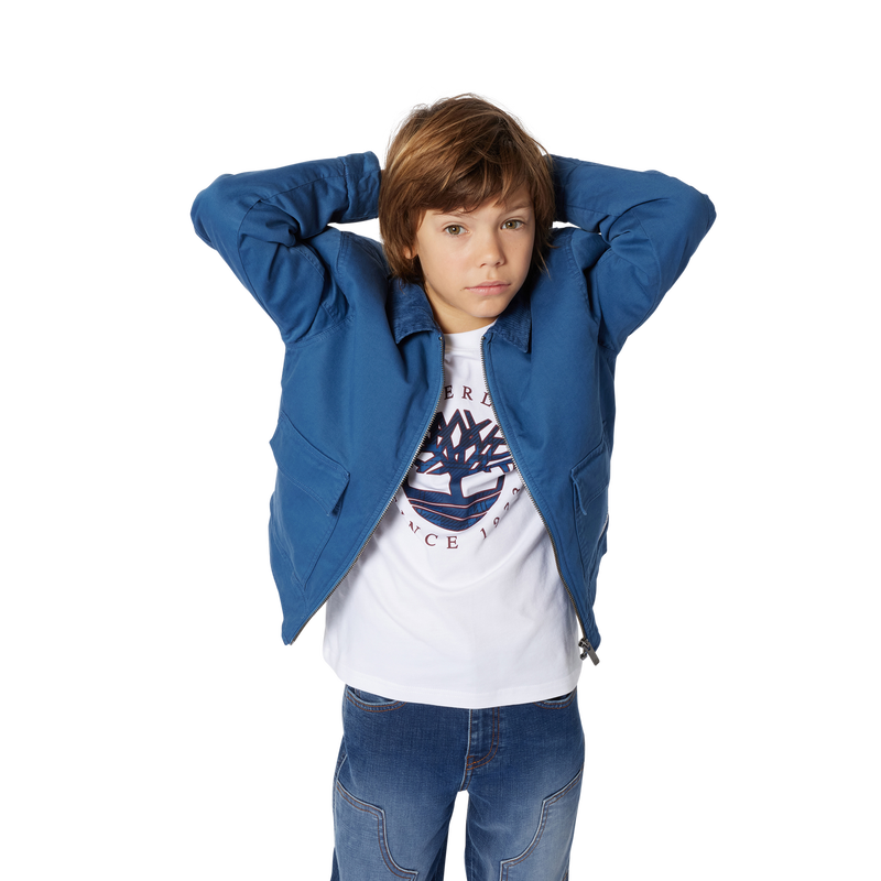 Patch Pocket Wide-Leg Jeans TIMBERLAND 
                    BOY
