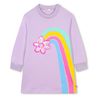 Vestido de molet&atilde;o com lantejoulas BILLIEBLUSH GIRL