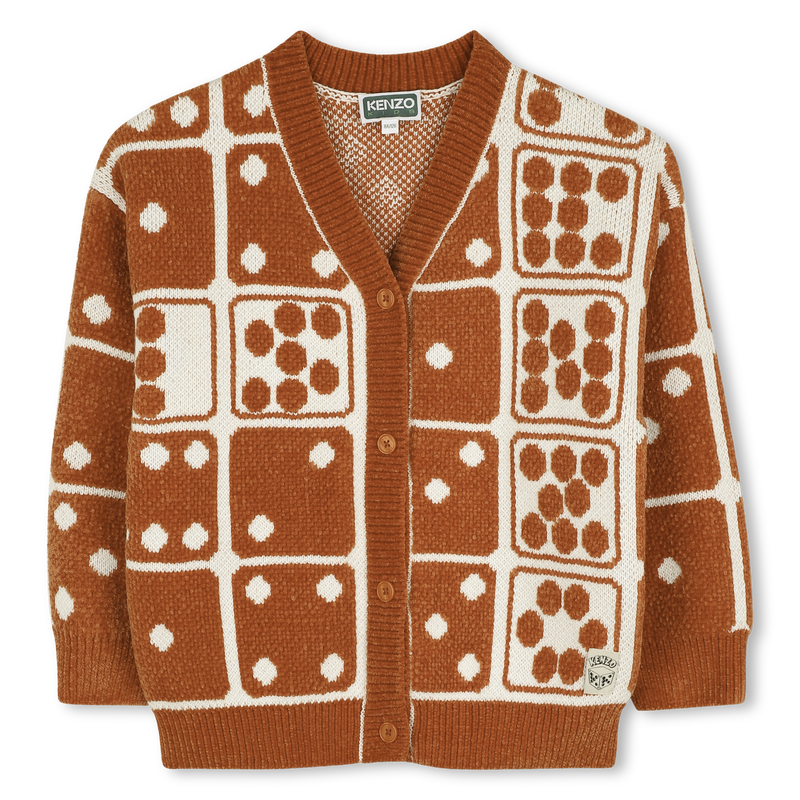Cardigan de tric&ocirc; KENZO KIDS 
                        GIRL