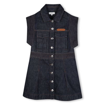 Vestido em denim LANVIN GIRL