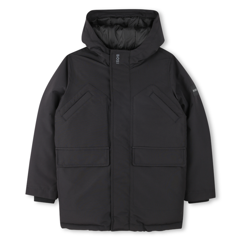 Parca com capuz BOSS 
                        BOY