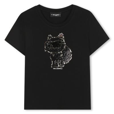 T-shirt de manga curta KARL LAGERFELD KIDS GIRL