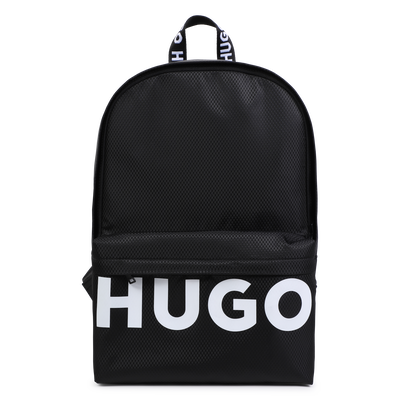 Mochila com log&oacute;tipo HUGO MENINO