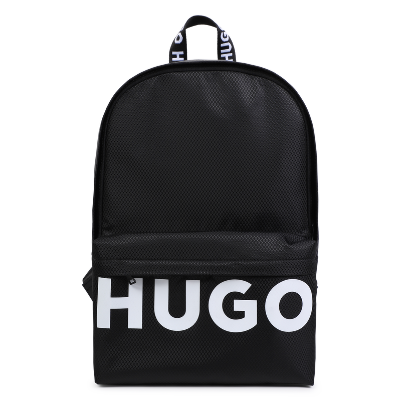 Mochila com log&oacute;tipo HUGO 
                        MENINO