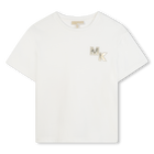 T-shirt de manga curta em jersey MICHAEL KORS 
                    GIRL