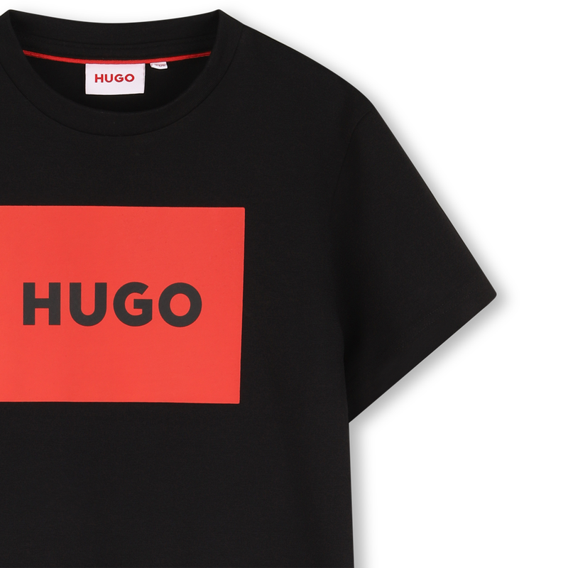 T-shirt de manga curta HUGO 
                    BOY