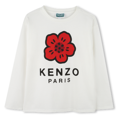 T-shirt de manga comprida em jersey KENZO KIDS UNISEX