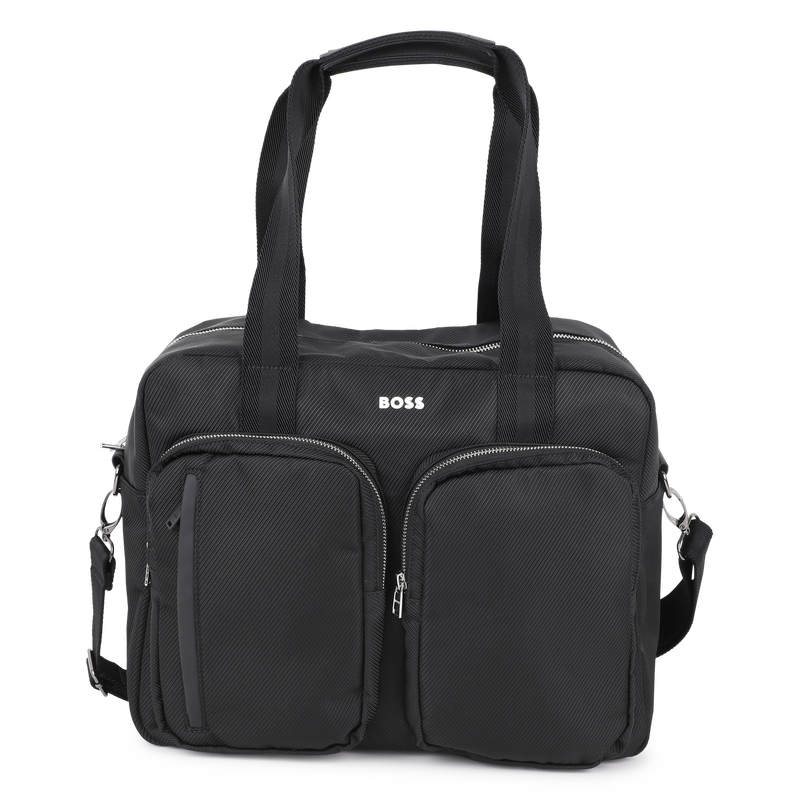 Saco muda-fraldas com fecho BOSS 
                        UNISEX