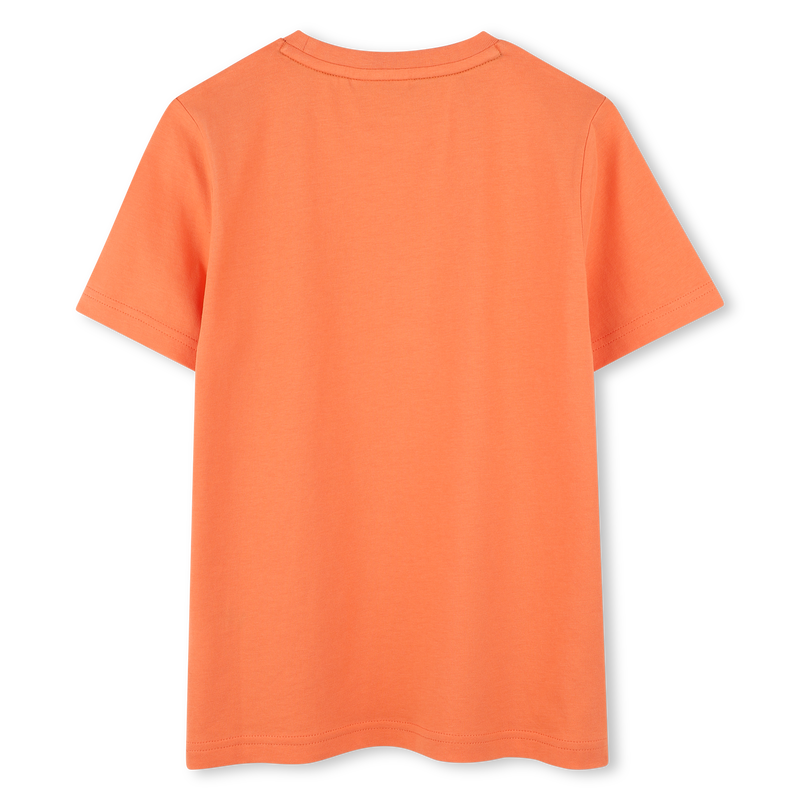 T-shirt manga curta em algod&atilde;o BOSS 
                        BOY