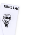 Meias estampadas na altura do joelho KARL LAGERFELD KIDS 
                    UNISEX