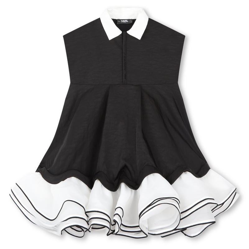 Vestido de cerimónia com fecho KARL LAGERFELD KIDS 
                    GIRL