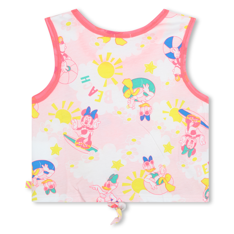 Top estampado com nó BILLIEBLUSH 
                    GIRL