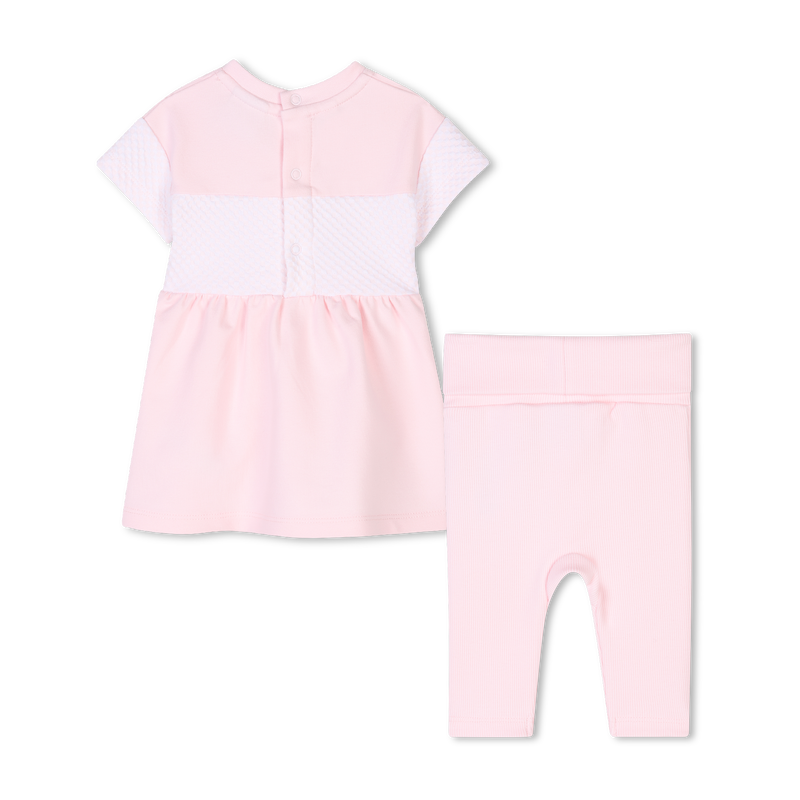 Conjunto de vestido e leggings BOSS 
                        GIRL