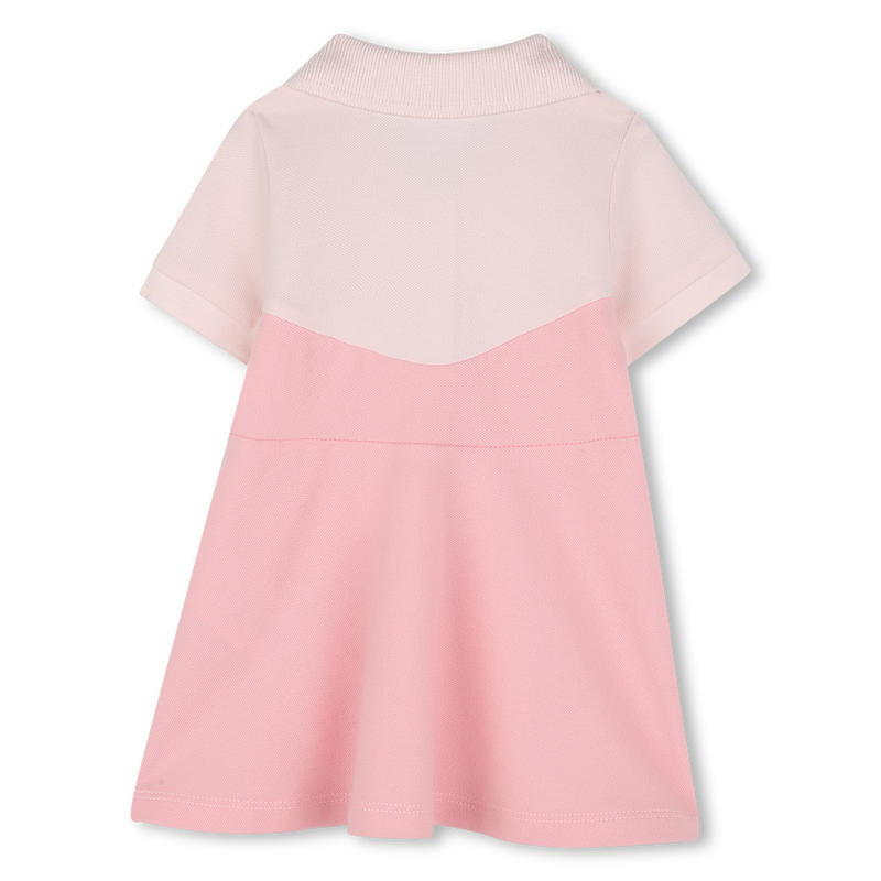 Vestido gola polo com recortes BOSS 
                        GIRL