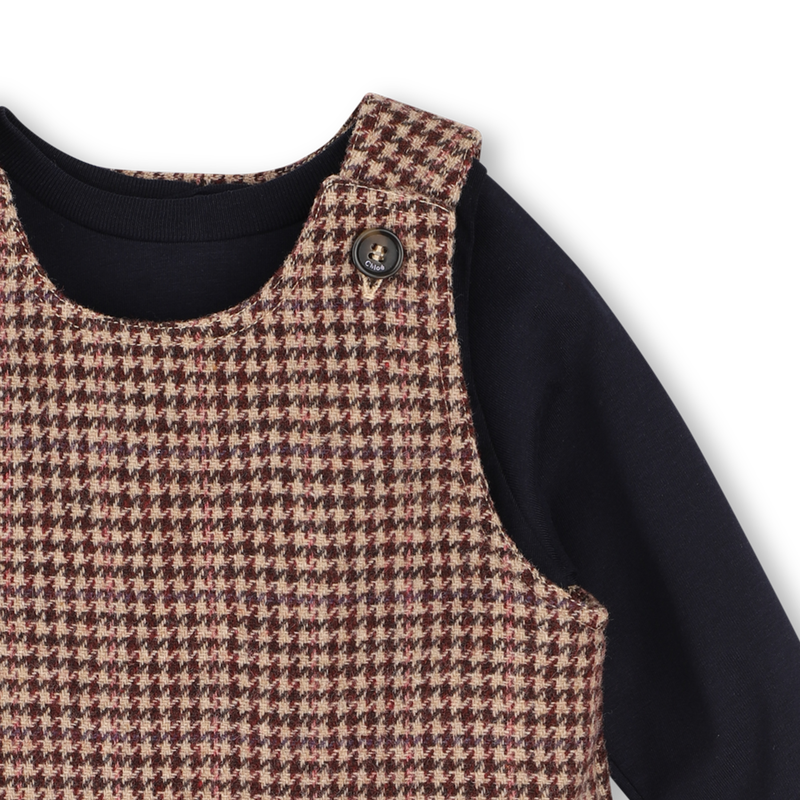 Conjunto vestido e camiseta CHLOE 
                        MENINA