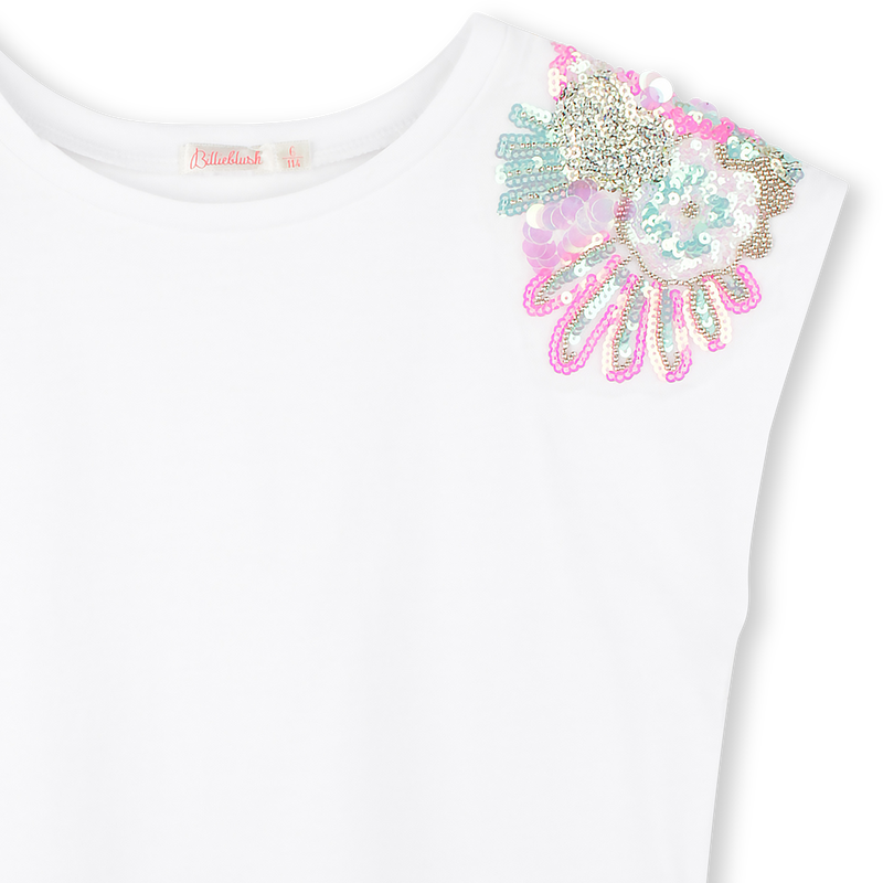 T-shirt com lantejoulas BILLIEBLUSH 
                        GIRL