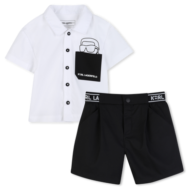CAMISA E CAL&Ccedil;&Otilde;ES SEBMLE KARL LAGERFELD KIDS BOY
