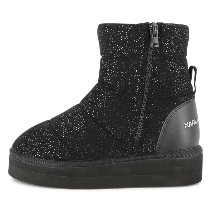 Botim de tornozelo têxtil com lantejoulas KARL LAGERFELD KIDS 
                    GIRL
