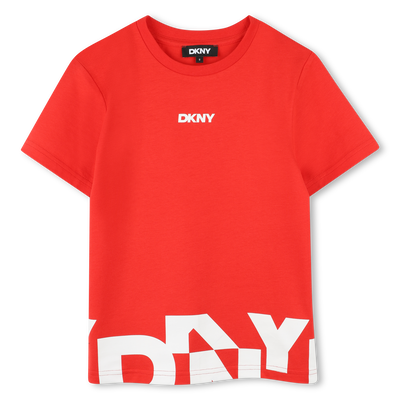 T-shirt de algod&atilde;o larga DKNY BOY