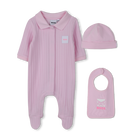 Conjunto de pijama + bib + gorro BOSS 
                    GIRL