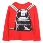 T-shirt em jersey de algod&atilde;o MARC JACOBS 
                    BOY