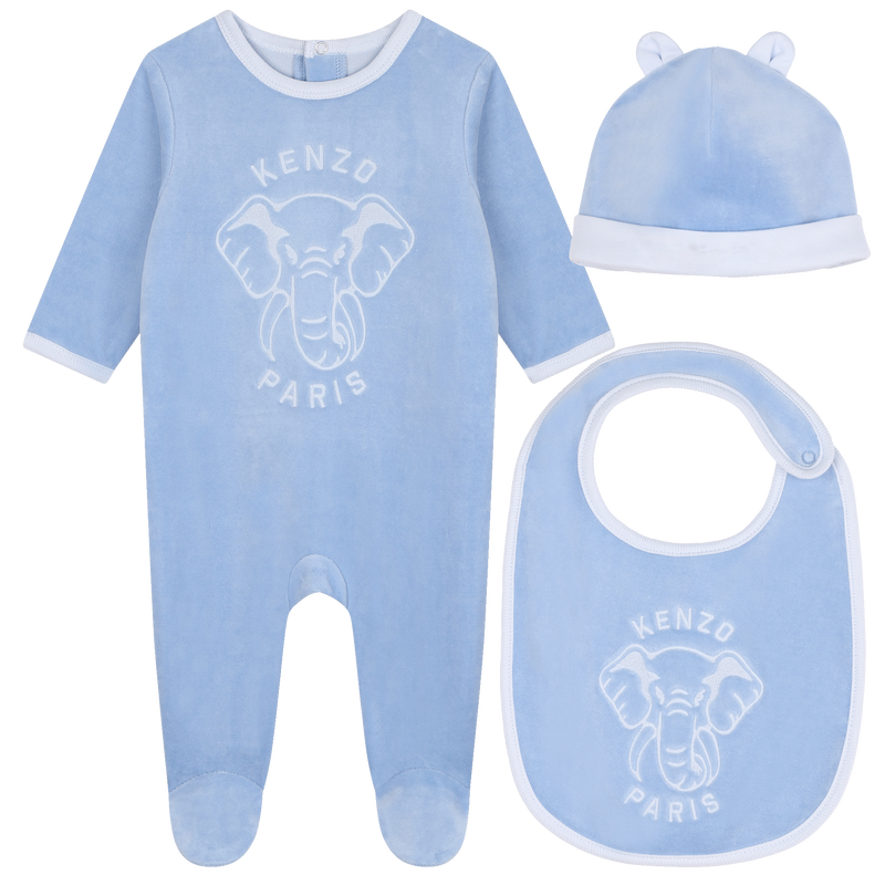 Pijama com gorro e babete KENZO KIDS 
                        UNISSEXO