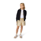 Shorts falsos dourados BOSS 
                    GIRL