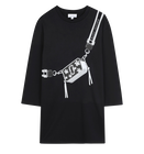 Vestido de algod&atilde;o MARC JACOBS 
                    GIRL